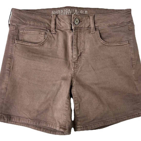American Eagle Outfitters Pants - American Eagle Outfitters Women's Midi Shorts | Mauve Purple | Size 10